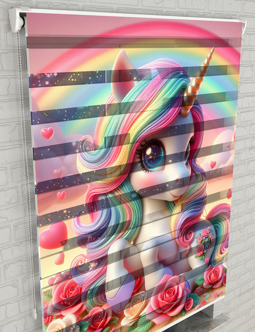 Baskılı Zebra Perde