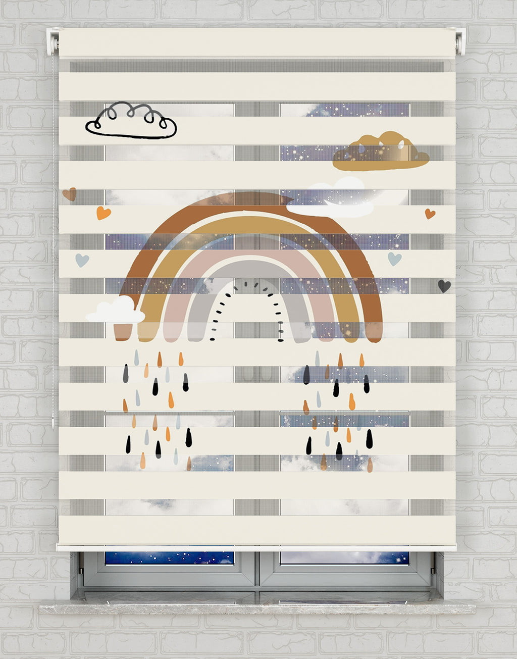 Baskılı Zebra Perde 2