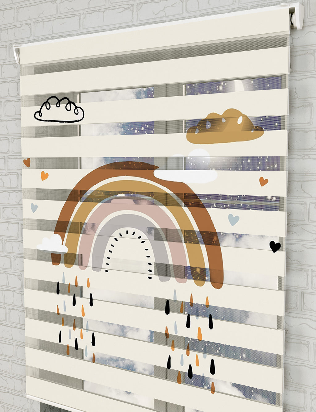 Baskılı Zebra Perde 2