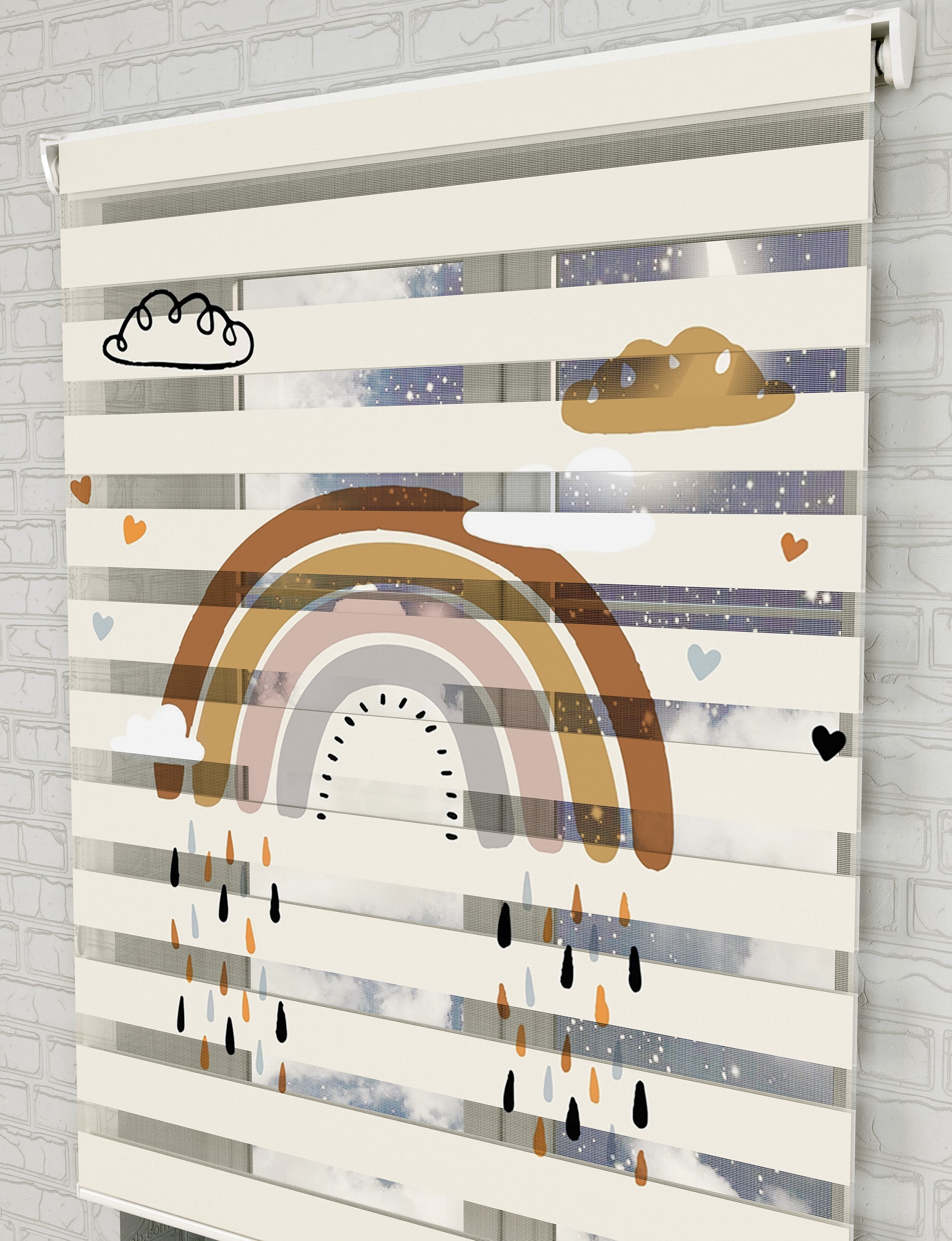 Baskılı Zebra Perde 2