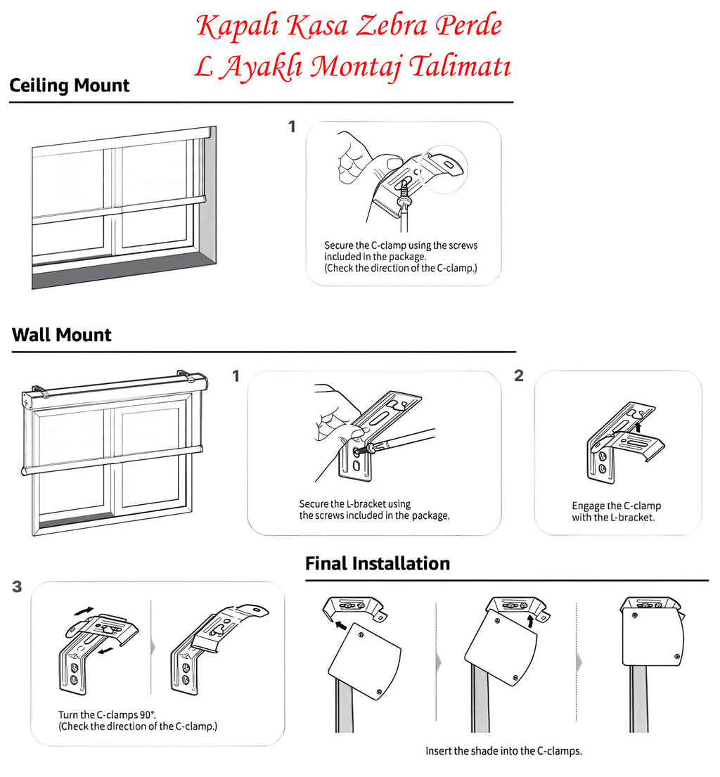Baskılı Zebra Perde 2