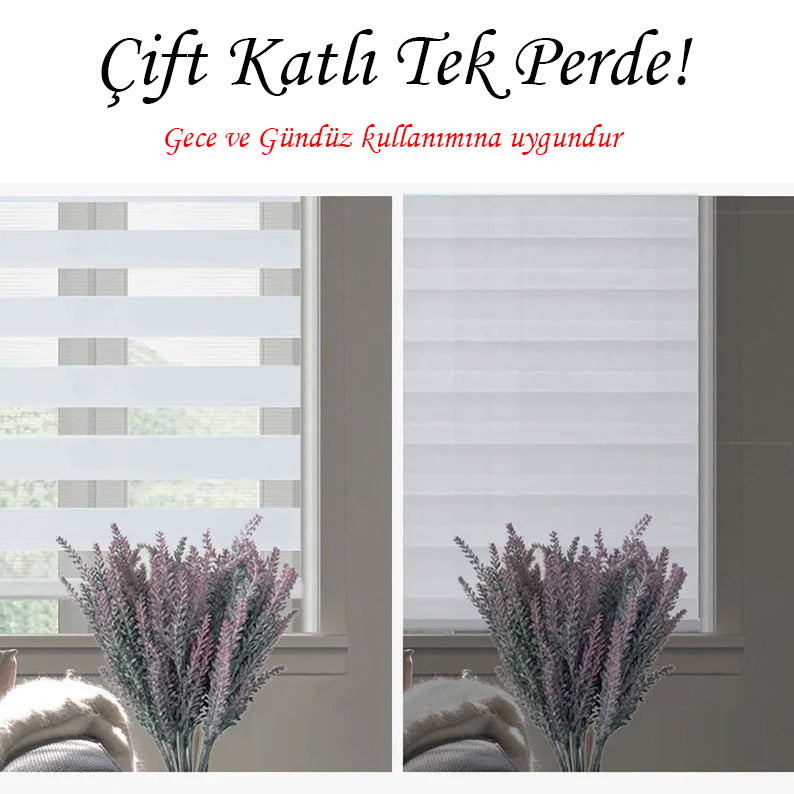 Baskılı Zebra Perde 2